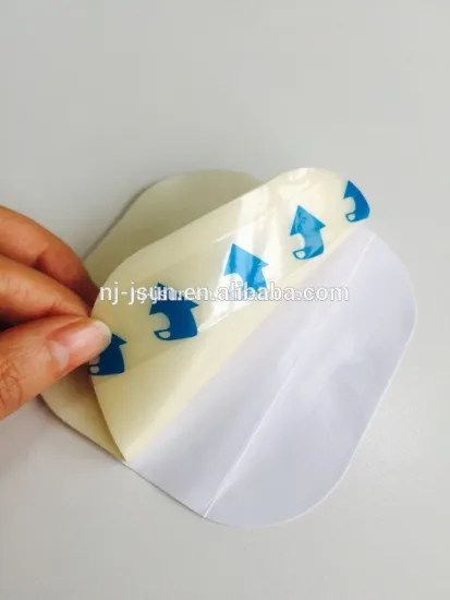 China Hydrocolloid Combined With PU Foam Wound Dressing With Low Price
