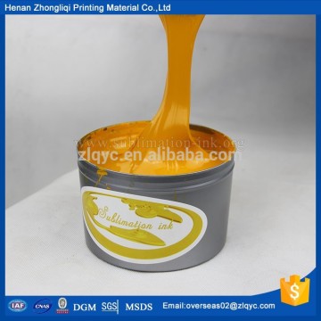 Dye sublimation ink