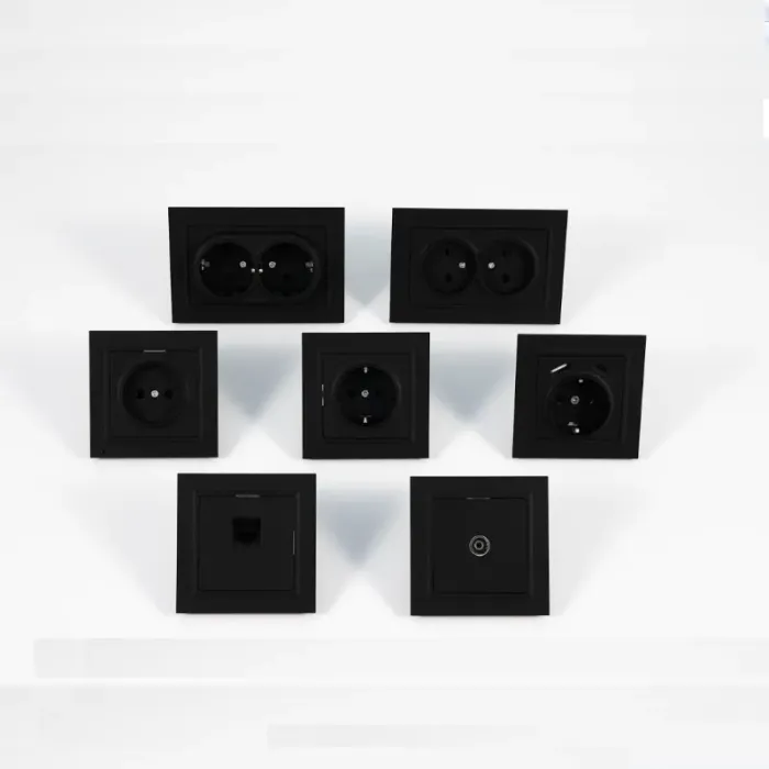 Mekanisme Sakelar 10AX 1G1W Hitam