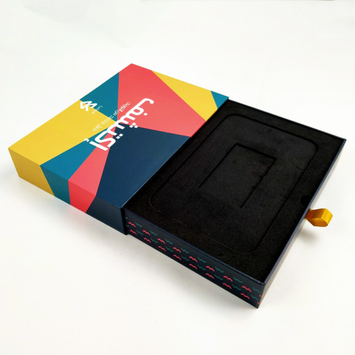 Packaging della scatola del cassetto con carta di credito VIP di lusso