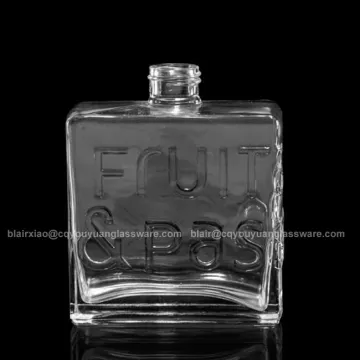 Screw Top 250ML Glass Bottle Sealed Hand Sanitizer Bottles Empty