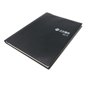 PU Cover with Sliver Stamping Diary (K1-027)
