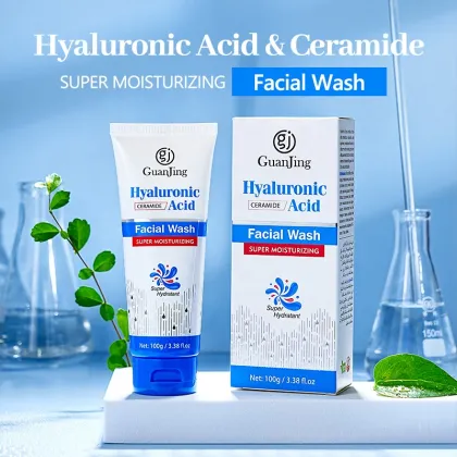 Guanjing Deep Cleansing Hyaluronic Acid Facial Cleanser for Men and Women