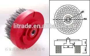 Stone tools, circle brush for making antique surface