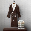 Özel lüks banyo robe otel polyester bornoz