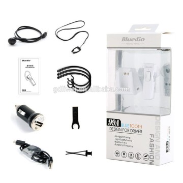Wireless bluetooth headset for driving with charging base rotary earbud Bluedio 99A wholesale from China factory