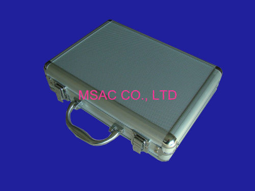 Silver Custom Aluminum Storage Cases , Cd Boxes / Dvd Boxes With Lock