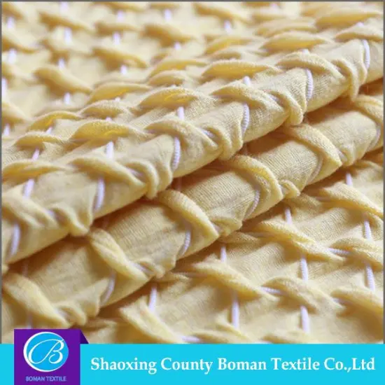 China supplier new Dress Knitted jacquard shirting fabric