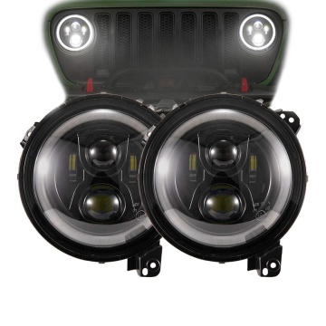 9 Inch LED Headlight with DRL and Turn Signal for Jeep JL 2018-2020
