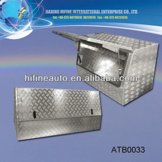 upright Large size aluminium tool box