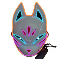 Máscara facial completa LED Glow Anime Fox