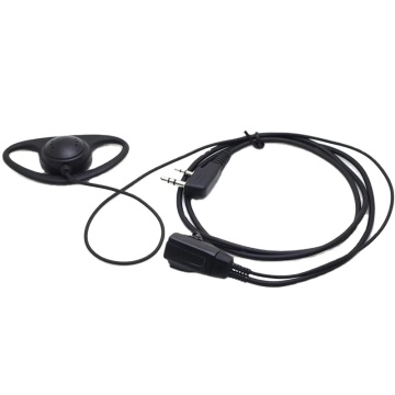 BF-888S 2 Pin Earpiece Headset with PTT Mic for Walkie Talkie