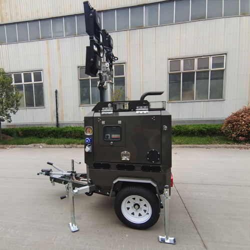 Led High Mast Light Tower mobile diesel light tower for rescue operation Supplier