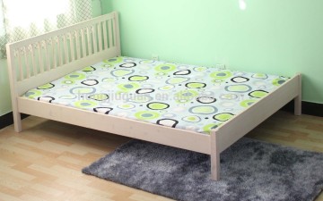 wooden bed frame