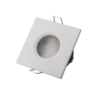 Square GU10 G5.3 Fire-rated IP44 Downlights