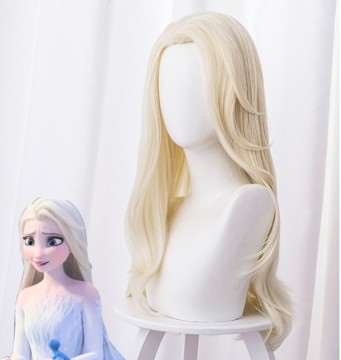 Ainizi 65cm Body Wave Light Blonde Elsa Cosplay Wig from Frozen