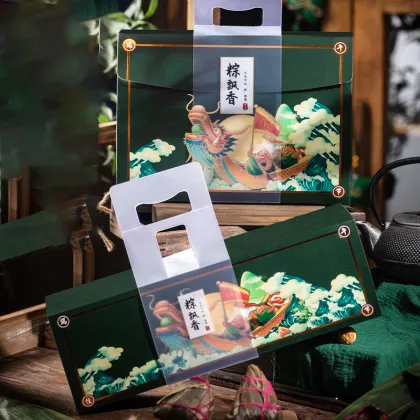 High-Grade Creative Zongzi Packaging Boxes for Dragon Boat Festival