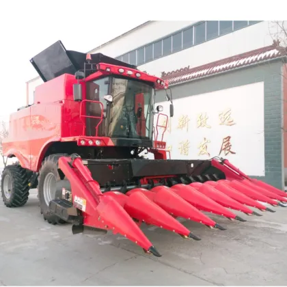 Farm Machinery Factory: Combine Harvester and Corn Grain Harvester