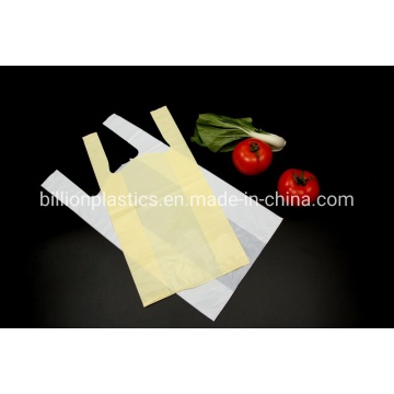 Plastic Food Vegetables Fruits Packing T Shirt Packaging Bag