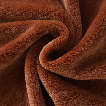 Brand Warm Polyester Microfiber Velsoft Coral Fleece Fabric