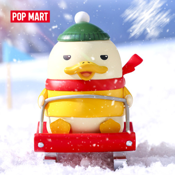 POP MART Duckoo winter Duck figure Blind Box Doll Binary Action Figure Birthday Gift Kid Toy