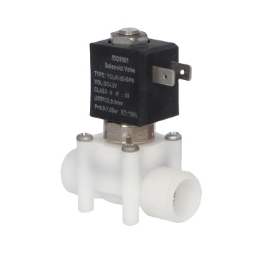 トイレ用のヨンチュアン自動蛇口ソレノイドバルブ：DC4.5V/6V/9Vタッチ蛇口用のプラスチックラッチバルブ