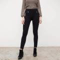 Womens Fashion Zipper Pocket Slim Fit Casual Pants