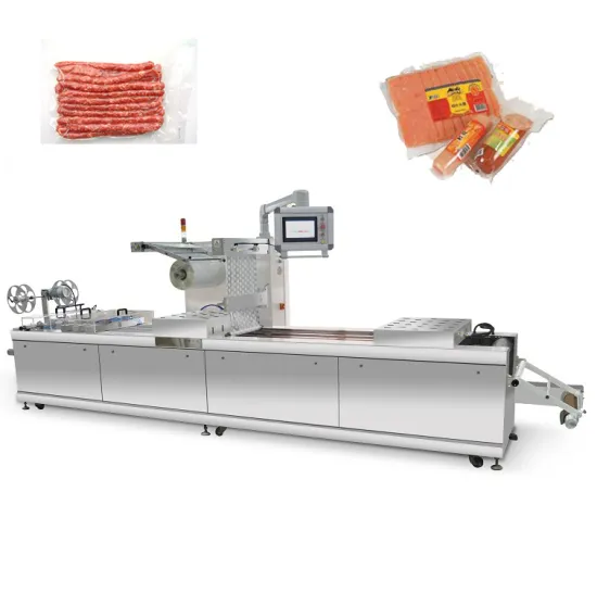MAP Vacuum Thermoforming Packaging Machine for Smoked Chicken and Duck Meat