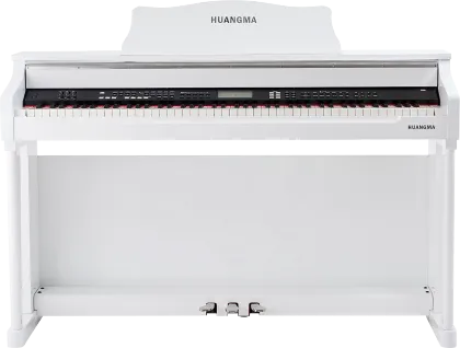 HUANGMA Premium Quality Pearl White Digital Upright Piano HD-8838M