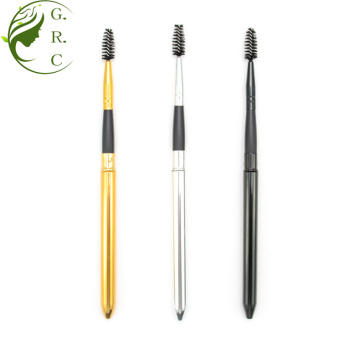 Cepillo de pestañas reutilizable Mascara Metal aplicador Wand