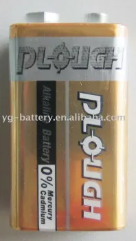 super alkaline battery 9V size (6LR61) 6LF22