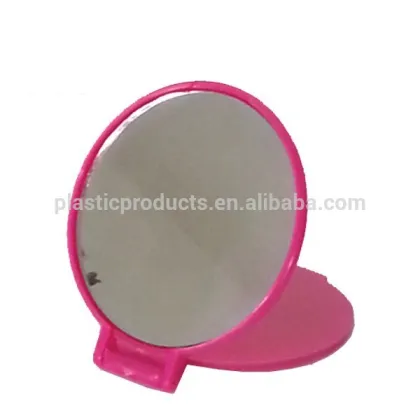 Pink color portable vanity girl hollywood makeup mirror/cosmetic mirror