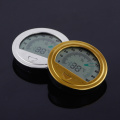 Portable Cigar Hygrometer Round Electronic Humidor Hygrometer Plastic Mini Cigar Accessories For COHIBA Cigar Box