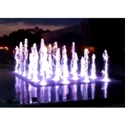 Floor Music fountain with light