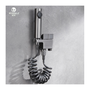Modern All-Copper Manual Shower Nozzle with Toilet Flushing System