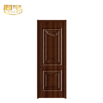 Pintu Kayu Interior Ukiran Kayu Sambungan Gelap