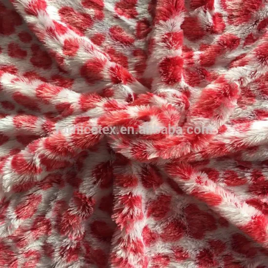 PV plush velvet supplier high long pile fabric