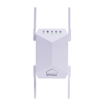 5GHz 1200Mbps 무선 WiFi 리피터, 5G Wi-Fi 신호 증폭 및 2.4G 커버리지가있는 장거리 익스텐더