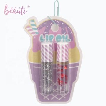 Wholesale Customized Vegan Lip Oil with Glitter for Girls