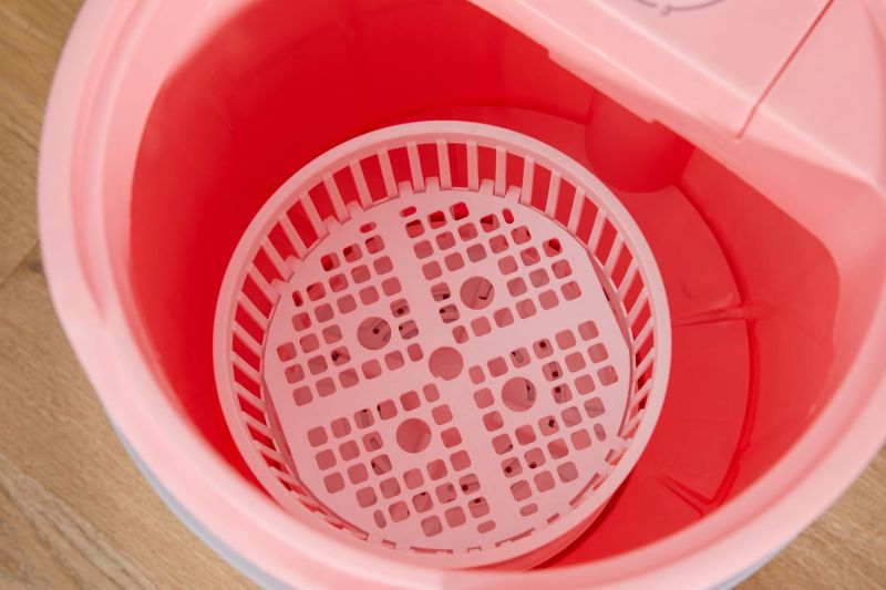 Portable single pass washing machine