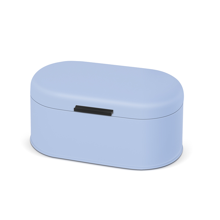 blue coating bread box