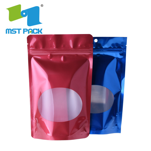 Custom Resealable Food Packaging Standing Foil Bag