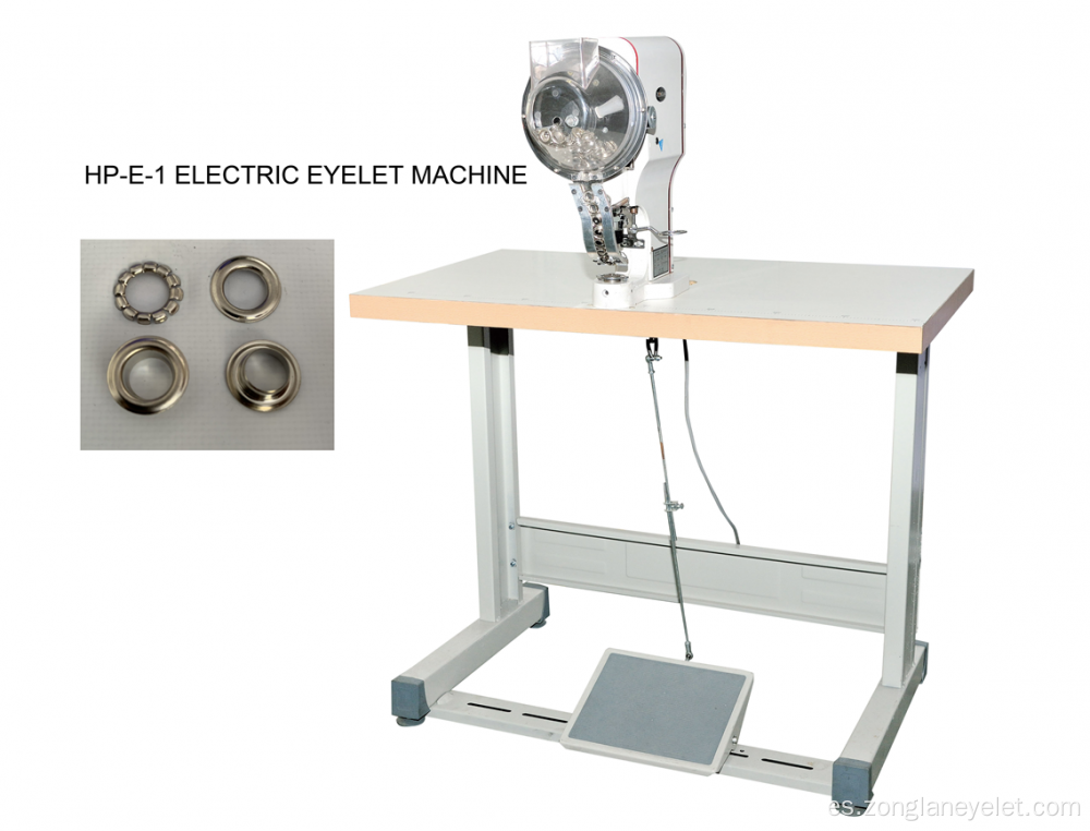 Máquina de botón de tela eléctrica