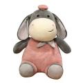 Pink dress cute little donkey stuffed animal