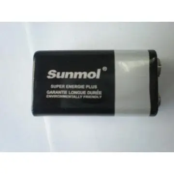 9V 6F22 Carbon Zinc battery