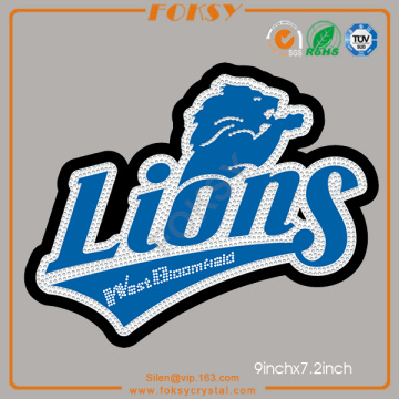 Detroit  Lions rhinestone shirt transfers
