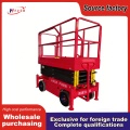 Plate-forme élévatrice à ciseaux haute altitude avec quatre roues motrices