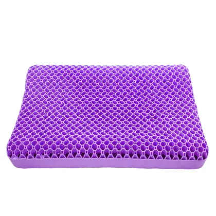 Custom purple TPE gel pillow