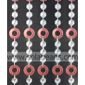 "Reasonable 56mm Crystal Plastic Bead Chain Garland "