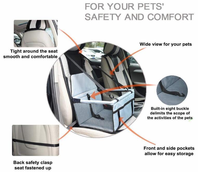 Durable Pet Booster Seat for Car